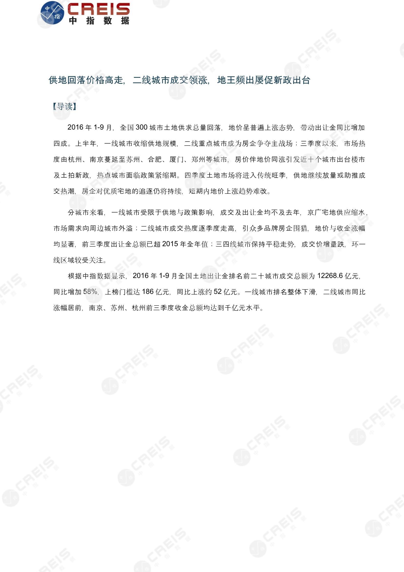 住宅用地、商办用地、土地市场、土地交易、土地成交、土地排行榜、土地供求、工业用地、楼面均价、出让金、规划建筑面积、容积率、出让面积、成交楼面价、溢价率、房企拿地、拿地排行榜、住宅用地成交排行、土地成交情况、一线城市、二线城市、三四线城市、土地价格、城市群、长三角、珠三角、京津冀、300城土地信息