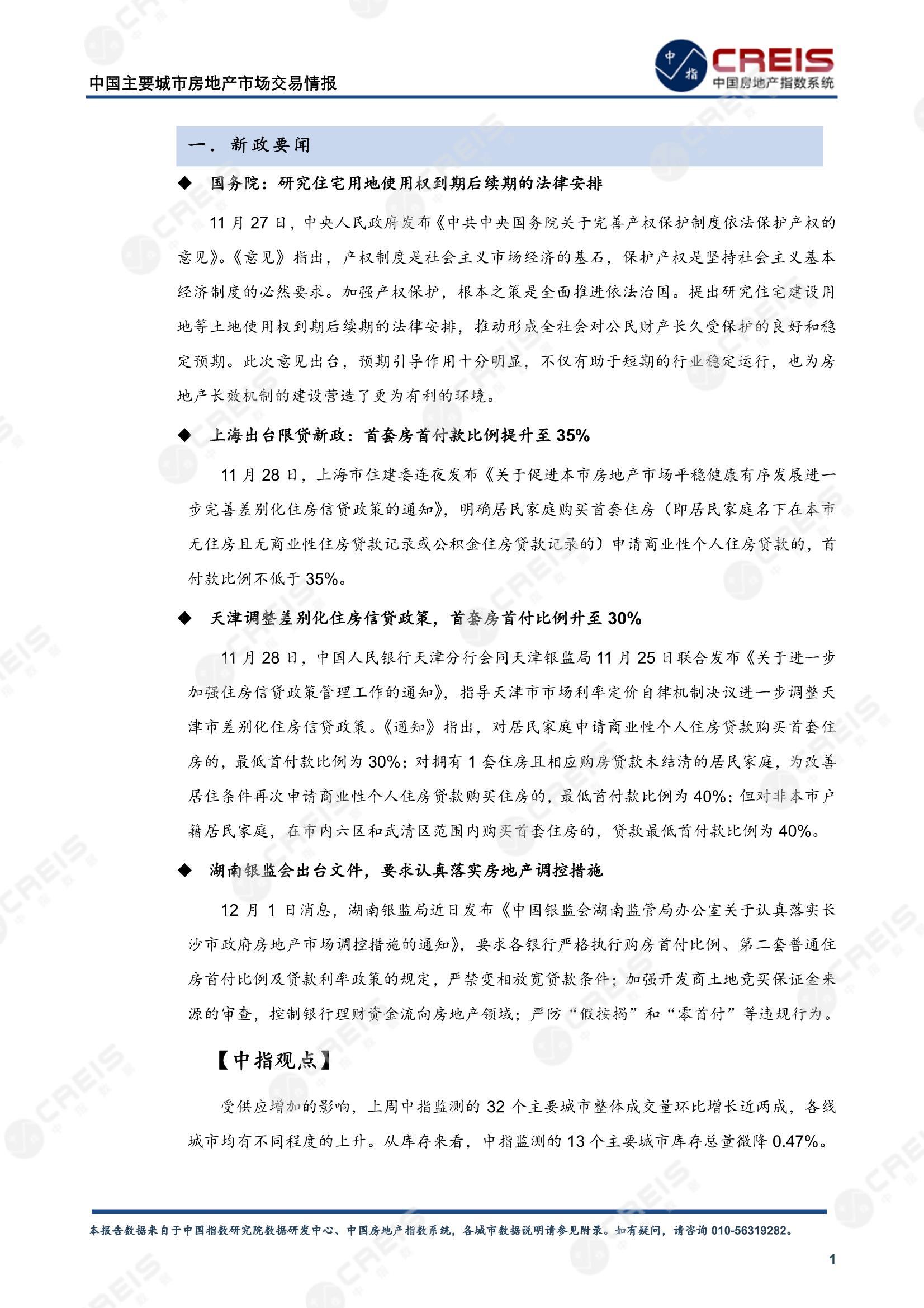 全国楼市、全国房地产市场、重点城市、市场周报、房地产周报、商品房、商品住宅、成交量、供应量、供应面积、成交面积、楼市库存、库存面积、去化周期