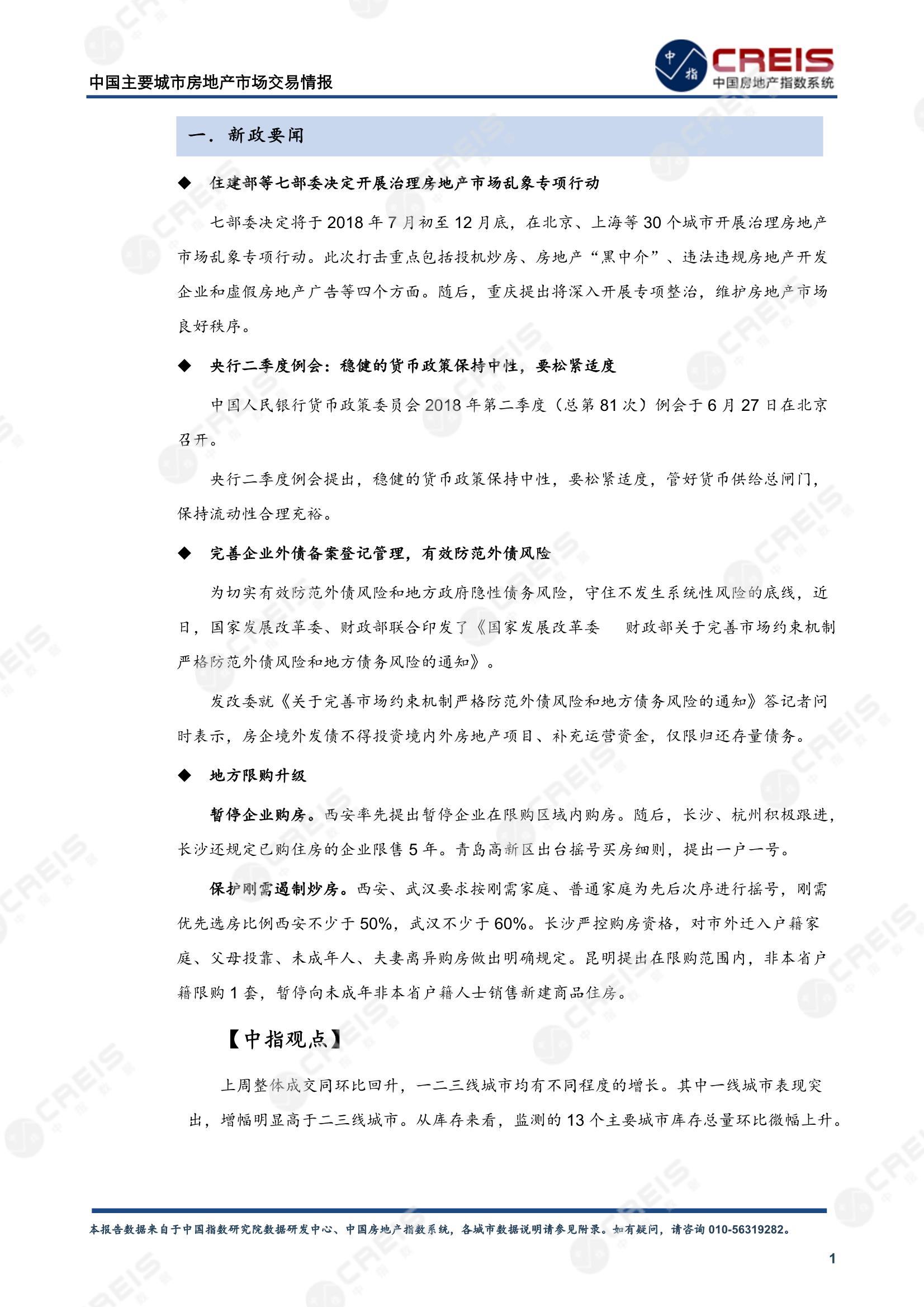 全国楼市、全国房地产市场、重点城市、市场周报、房地产周报、商品房、商品住宅、成交量、供应量、供应面积、成交面积、楼市库存、库存面积、去化周期