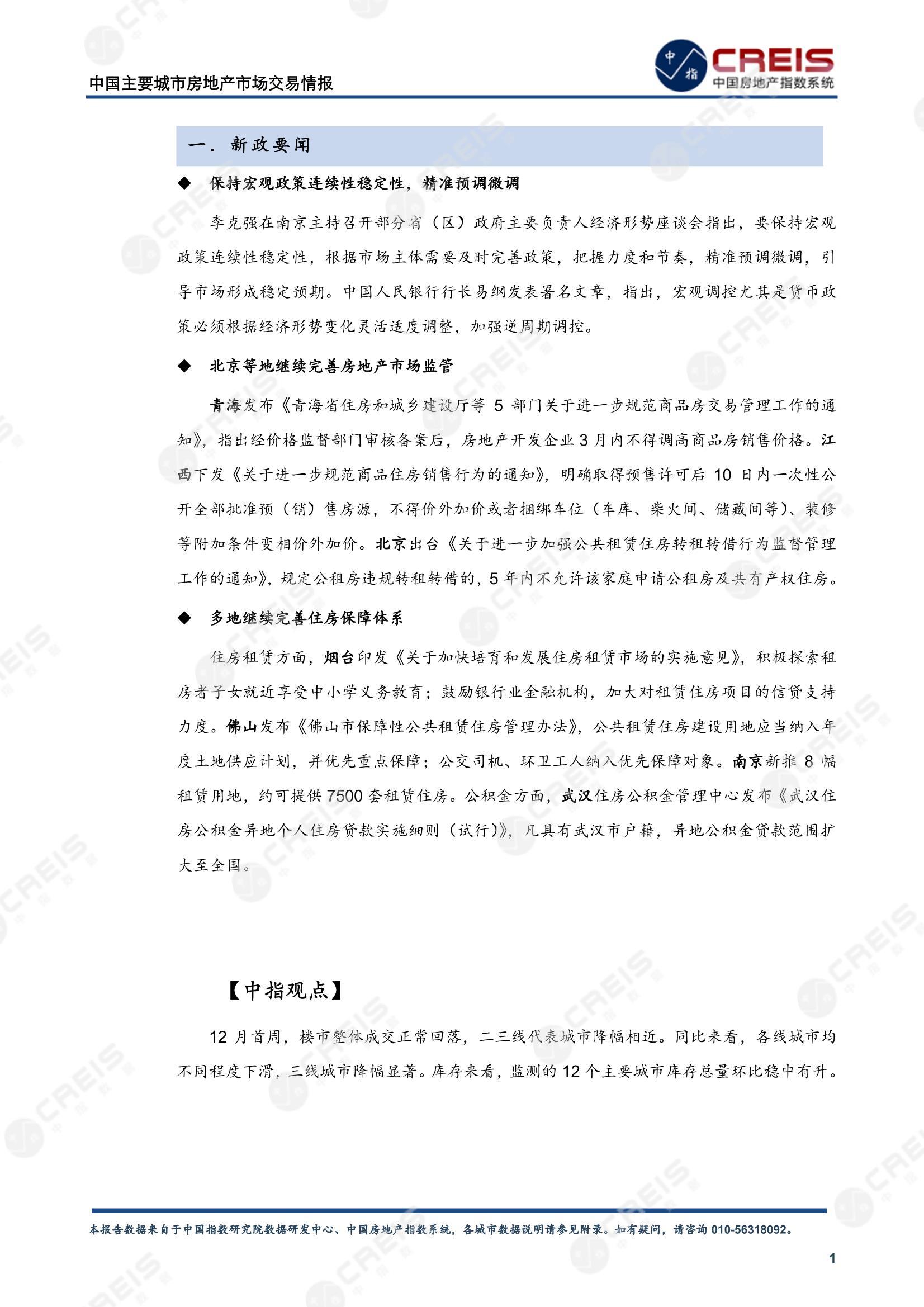 全国楼市、全国房地产市场、重点城市、市场周报、房地产周报、商品房、商品住宅、成交量、供应量、供应面积、成交面积、楼市库存、库存面积、去化周期